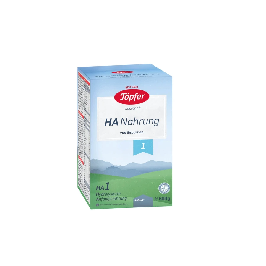 Hypoallergenic HA1 milk formula, from birth, 600 g, Topfer