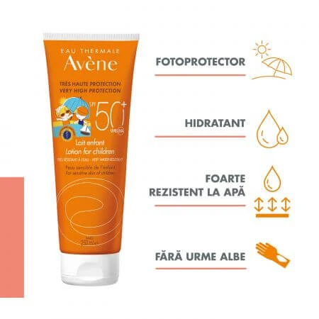Zonbeschermingsmelk voor kinderen SPF 50+, 100 ml, Avene