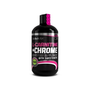 L-Carnitine + Chroom Liquid Orange, 500 ml, Biotech USA