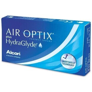 Contact lens -0.75 Air Optix HydraGlyde, 6 pieces, Alcon