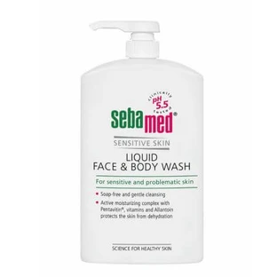 Dermatologische gezichts- en lichaamsreiniger, 1000 ml, sebamed