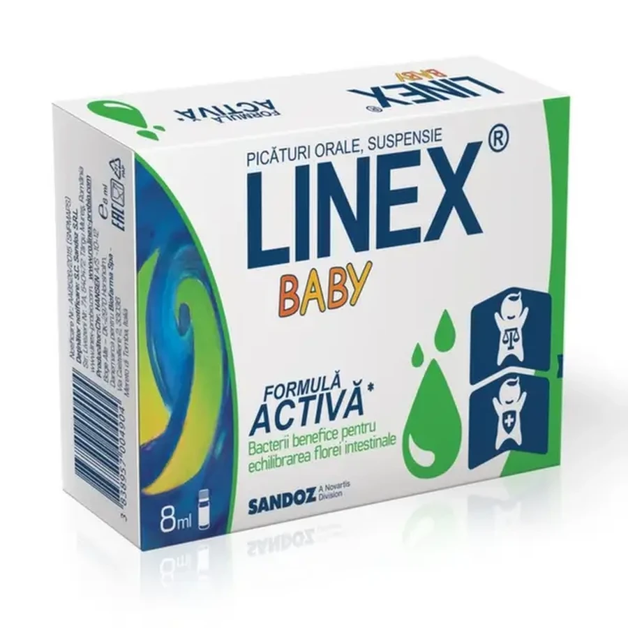 Linex baby, 8 ml, Sandoz: ceny i cechy