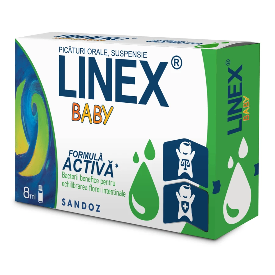 Linex baby, 8 ml, Sandoz: ceny i cechy