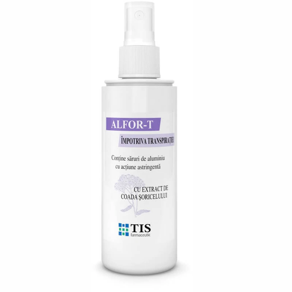 Alfor-T spray contra la sudoración excesiva de los pies, 110 ml, Tis Pharmaceutical