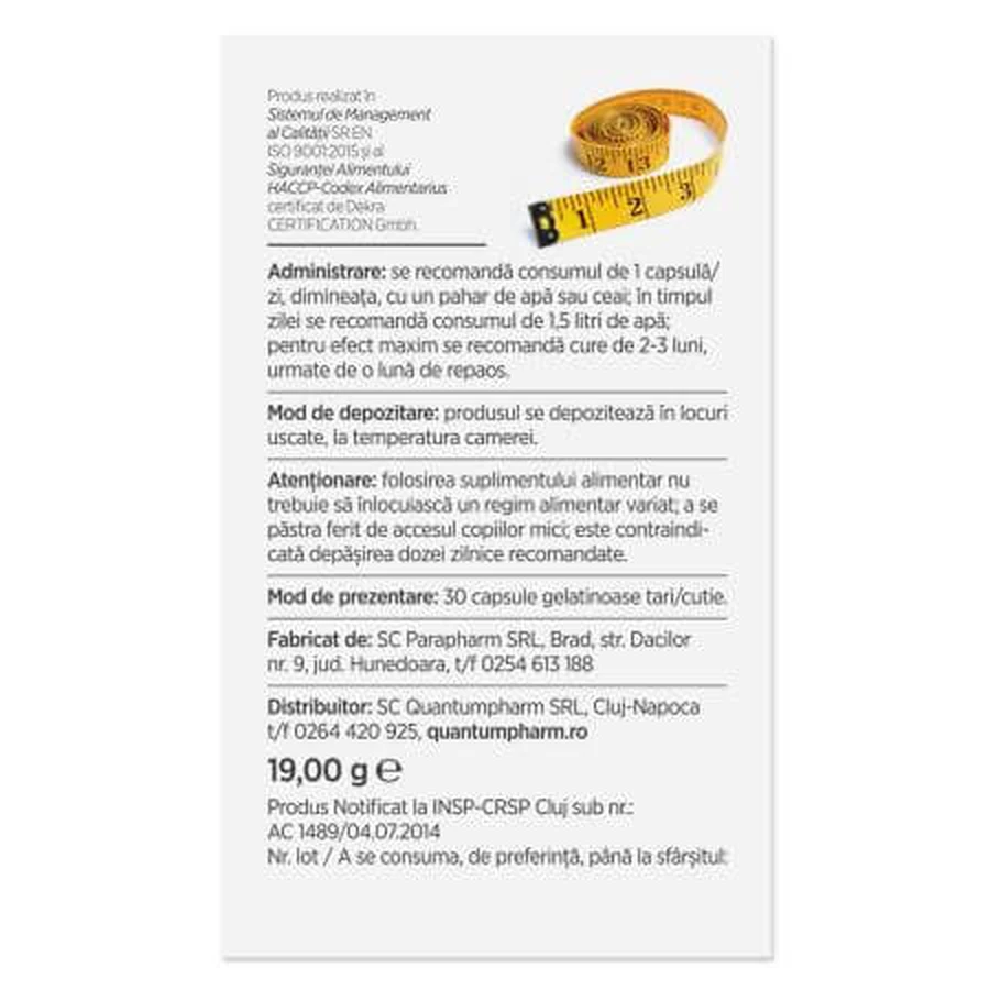 Lipostop Cafea Verde, 30 Kapseln, Parapharm