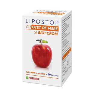 Lipostop with apple cider vinegar, 60 capsules, Parapharm