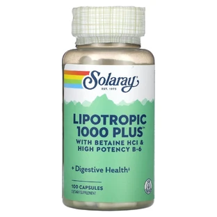Lipotropic 1000 Plus Solaray, 100 capsules, Secom