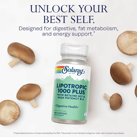 Lipotropic 1000 Plus Solaray, 100 capsules, Secom
