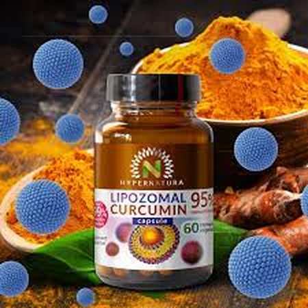 Curcumina lipozomal 95%, 60 cápsulas vegetales, Hypernatura