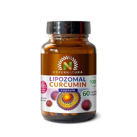 Curcumina lipozomal 95%, 60 cápsulas vegetales, Hypernatura