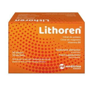Lithoren sabor naranja, 30 sobres, Rafarm