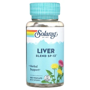 Lever Mix Solaray, 100 capsules, Secom