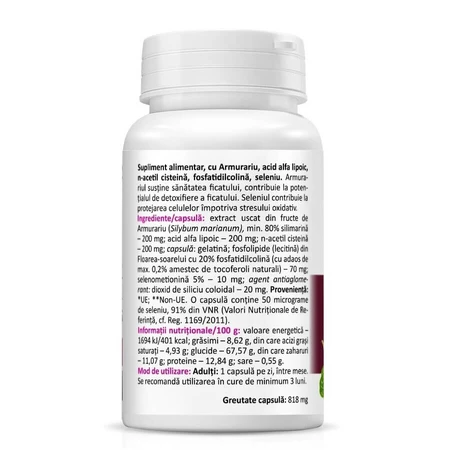 LiverHelp Forte 700 mg, 30 capsule, Zenyth