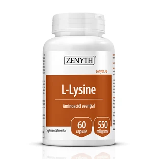 L-Lisina 550 mg, 60 cápsulas, Zenyth