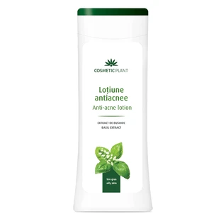 Lotion anti-acné à l'extrait de basilic, 200 ml, Cosmetic Plant