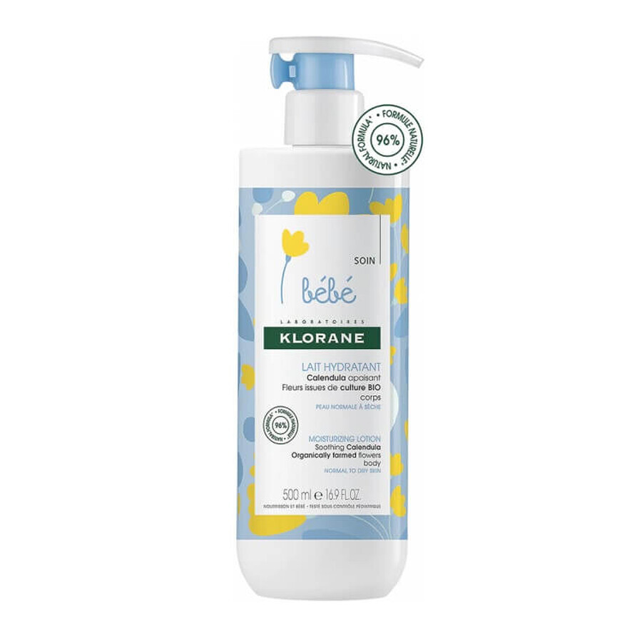 Moisturising body lotion, 500 ml, Klorane Baby