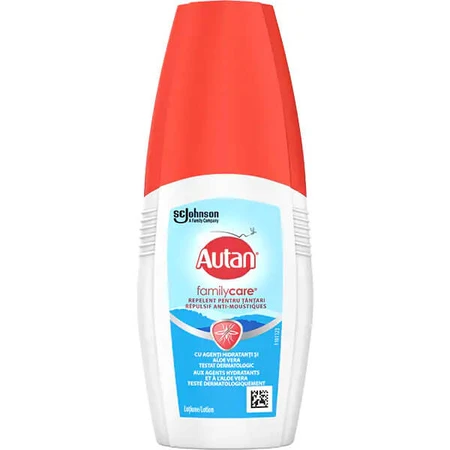 Lotion anti-moustiques avec Aloe Vera, Family Care, 100 ml, Autan