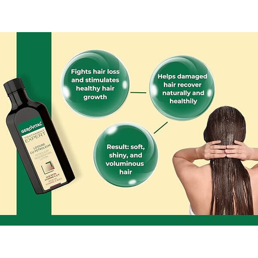 Lotion with petroleum Gerovital Tratament Expert, 100 ml, Farmec