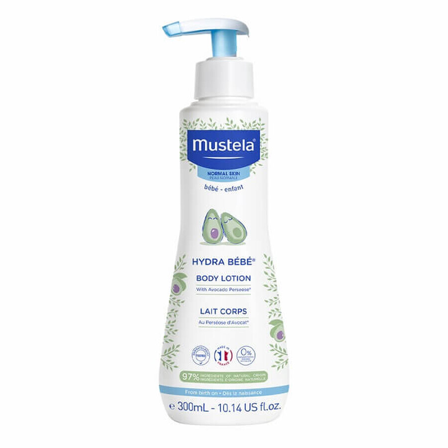 Hydra Baby Moisturizing Body Lotion for Normal Skin, 300 ml, Mustela