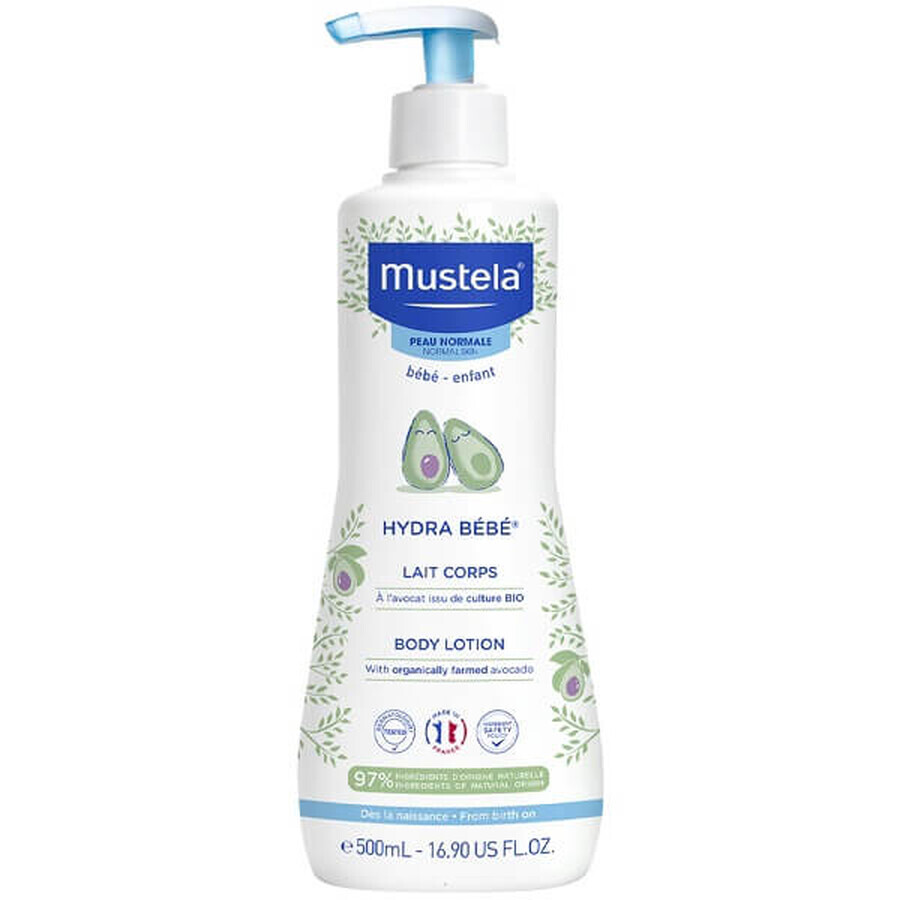 Hydra Baby Moisturizing Body Lotion for Normal Skin, 500 ml, Mustela