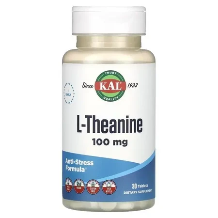 L-Theanine 100mg Kal, 30 tablet, Secom