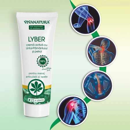 Lyber actieve crème met veenboter en olie, 250 ml, Vivanatura