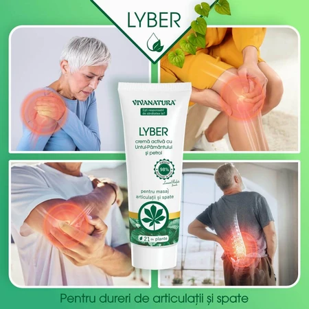 Lyber actieve crème met veenboter en olie, 250 ml, Vivanatura