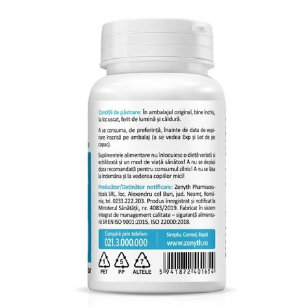 Magnesiumcitraat, 30 capsules, Zenyth
