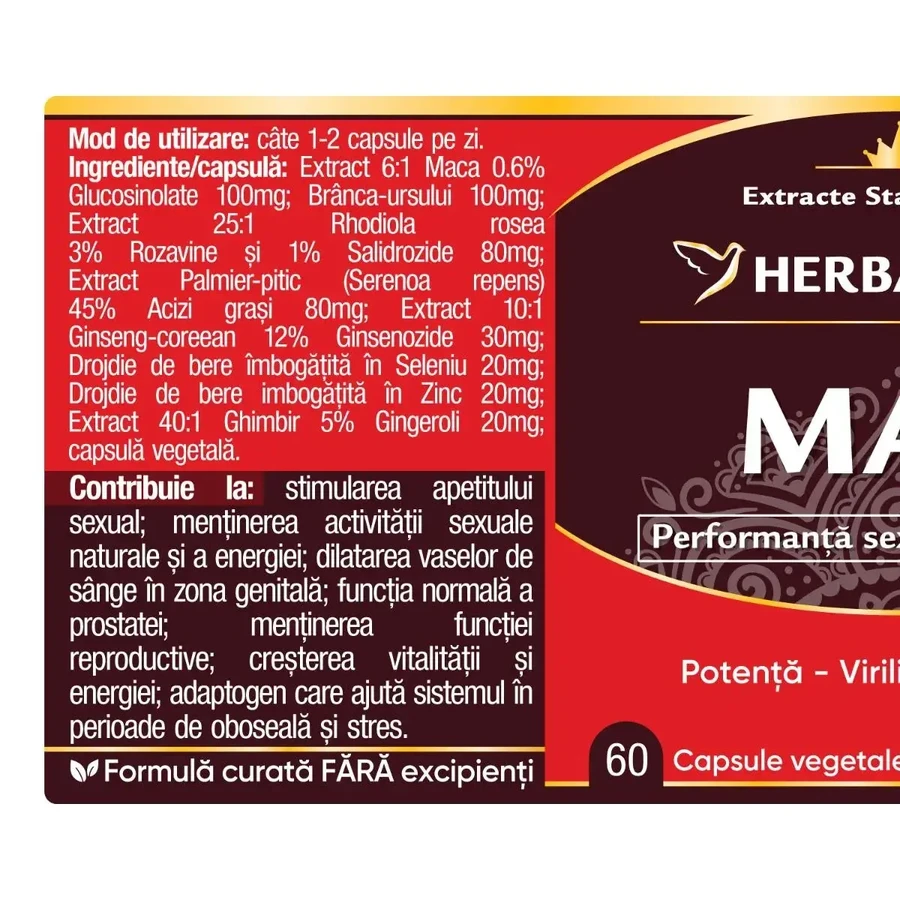 Man Zen Forte, 60 Kapseln, Herbagetica