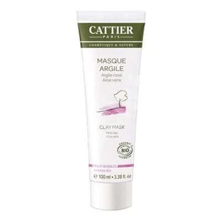 Bio-Maske mit rosa Tonerde für empfindliche Haut, 100 ml, Cattier