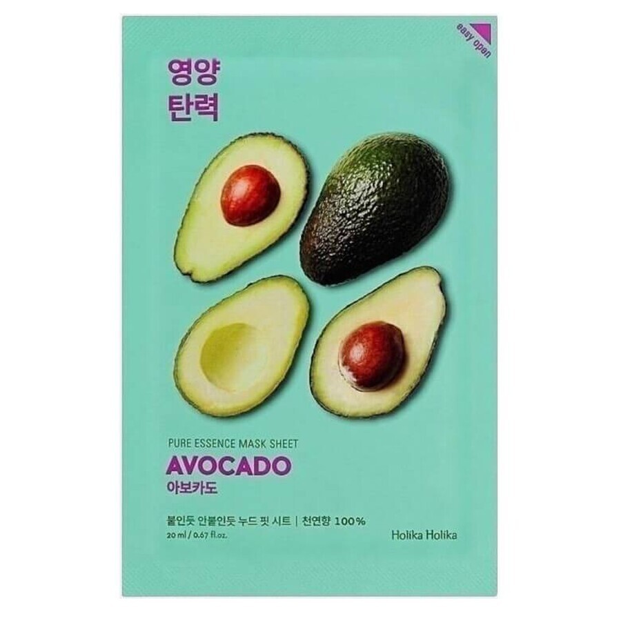 Cumpără Masca cu avocado Pure Essence, 20 ml, Holika Holika Masca cu avocado Pure Essence, 20 ml, Holika Holika