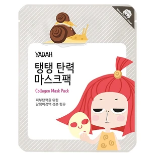 Mascarilla facial de colágeno, 1 unidad, Yadah