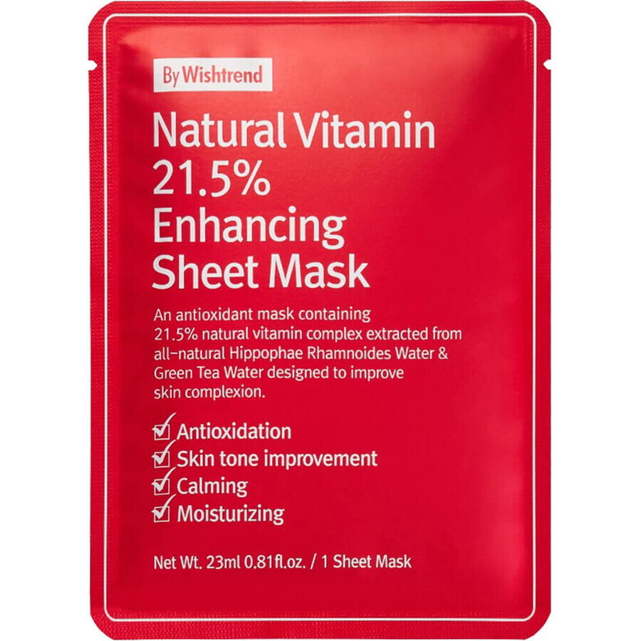Shop Wishtrend 21.5% Vitamin C Gesichtsmaske, 23 ml, Wishcompany Inc. Wishtrend 21.5% Vitamin C Gesichtsmaske, 23 ml, Wishcompany Inc.