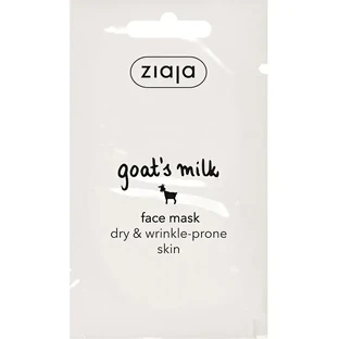 Mascarilla facial hidratante con proteínas de leche de cabra y Vit A y E, 7 ml, Ziaja