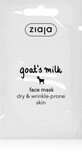 Moisturizing face mask with goat milk proteins and Vit A and E, 7 ml, Ziaja