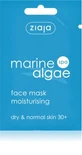 Hydrating face gel mask for normal dry skin with seaweed, 7 ml, Ziaja