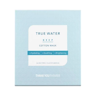 True Water Deep Cotton Mask moisturizing mask, 25 ml, Thank You Farmer