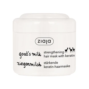 Mascarilla fortalecedora del cabello con leche de cabra y queratina, 200 ml, Ziaja