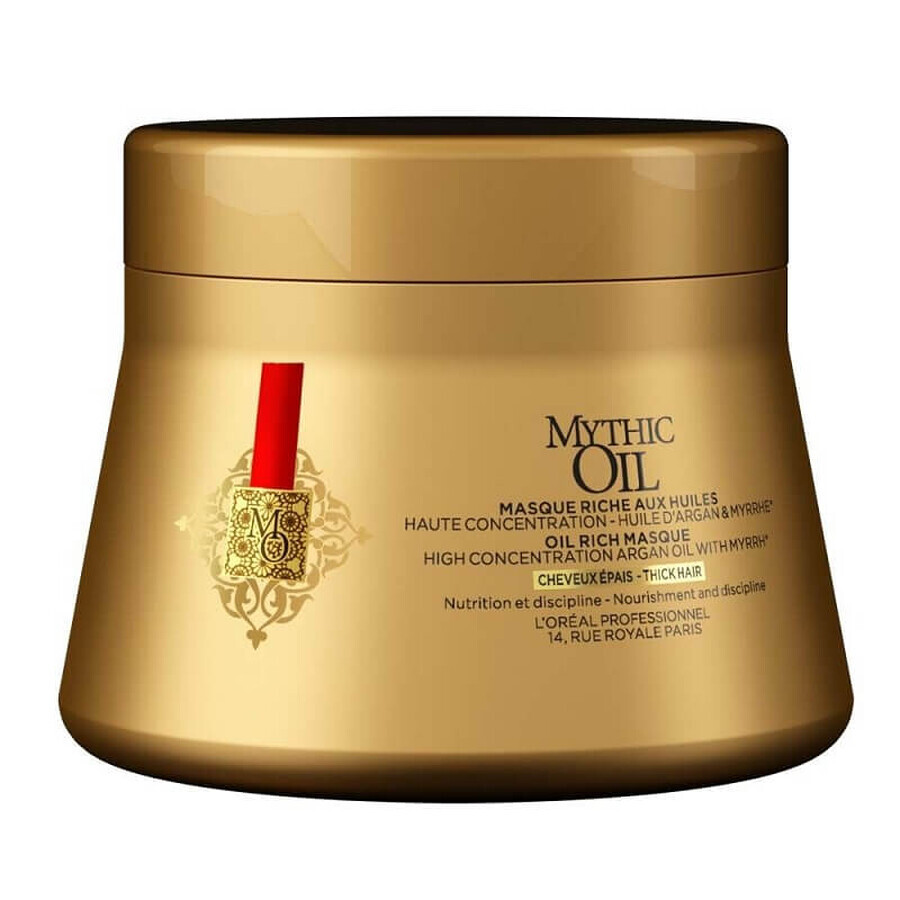 Cumpără Masca pentru par cu fir gros Mythic Oil, 200 ml, Loreal Professionnel Masca pentru par cu fir gros Mythic Oil, 200 ml, Loreal Professionnel