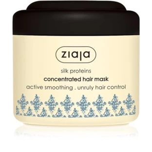 Mascarilla para cabello rebelde y grueso con proteínas de seda y provitamina B5, 200 ml, Ziaja