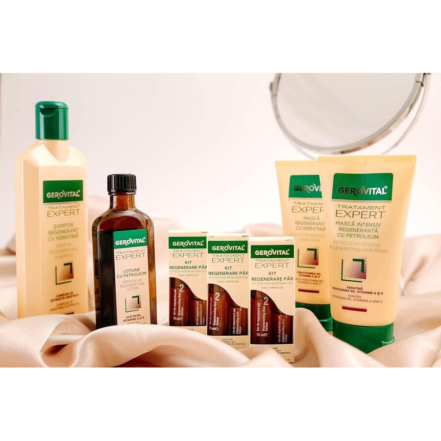 Gerovital Keratin regenerierende Haarmaske, 150 ml, Farmec
