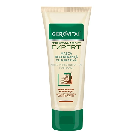 Regenererend masker met keratine Gerovital Expert Treatment, 150 ml, Farmec