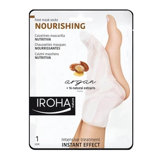 Mascarilla nutritiva para pies y uñas, 2 x 9 ml, Iroha
