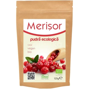 Organic blackcurrant powder, 125 g, Obio