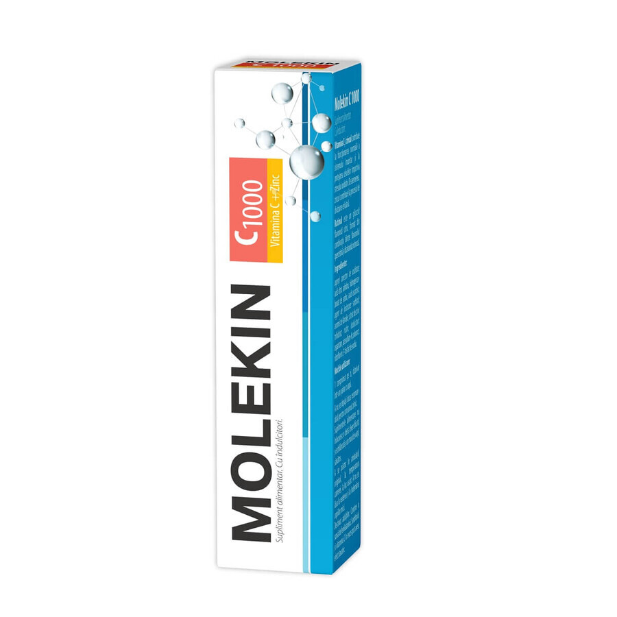 Comprar Molekin Vitamina C + Zinc, 20 comprimidos efervescentes, Zdrovit Molekin Vitamina C + Zinc, 20 comprimidos efervescentes, Zdrovit