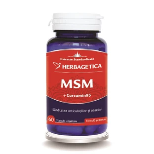 MSM + Cucumin95, 60 capsules, Herbagetica