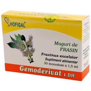 Ash buds Gemoderivat, 30 single doses, Hofigal