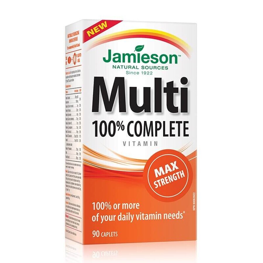 Cumpără Multi 100% complete forte, 90 capsule, Jamieson Multi 100% complete forte, 90 capsule, Jamieson