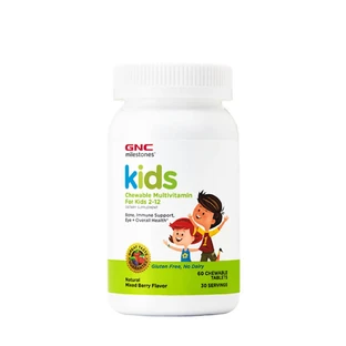 Multivitaminas para niños de 2 a 12 años Kids Milestones (585550), 60 comprimidos, GNC