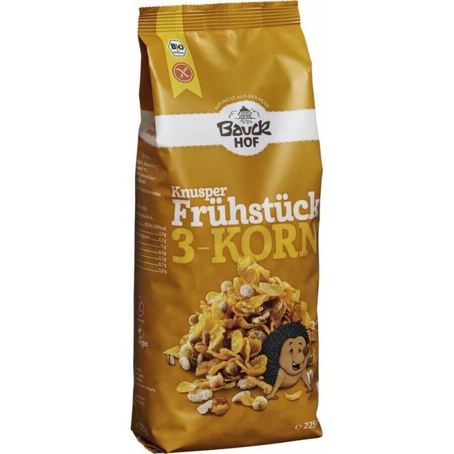 Acquista Muesli 3 cereali senza glutine, 225g, Bauckhof Muesli 3 cereali senza glutine, 225g, Bauckhof